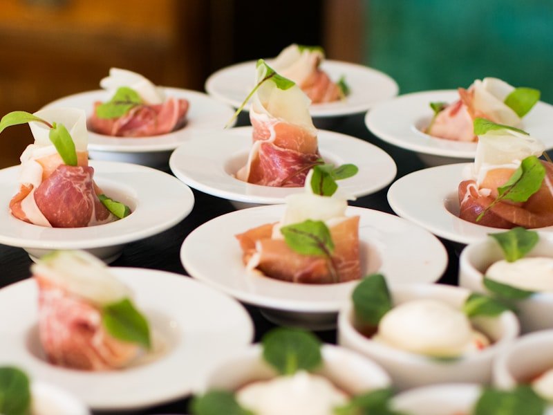 Elegant sushi platters representing specialty and cultural cuisine